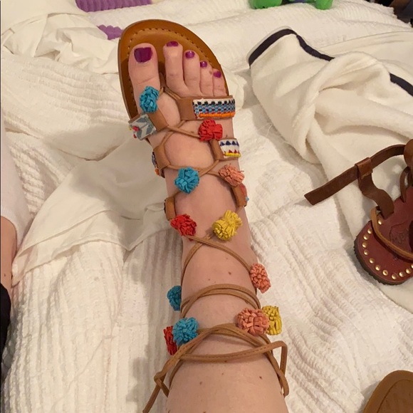 Gianni Bini colorful ankle strap sandal - Picture 7 of 7